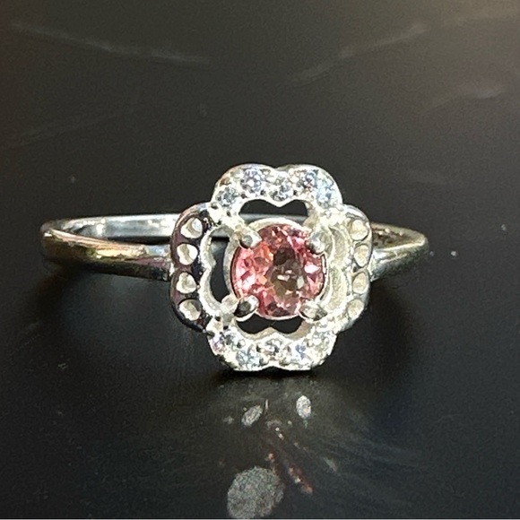 Natural Tourmaline 11.1 Carat AAA pink tourmaline crystal ring - Picture 6 of 17